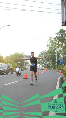 Race photo from Mangkunegaran Run 2025