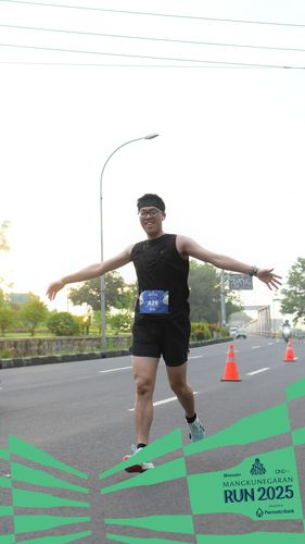 Race photo from Mangkunegaran Run 2025