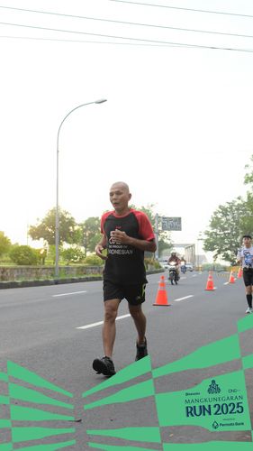 Race photo from Mangkunegaran Run 2025