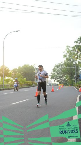 Race photo from Mangkunegaran Run 2025