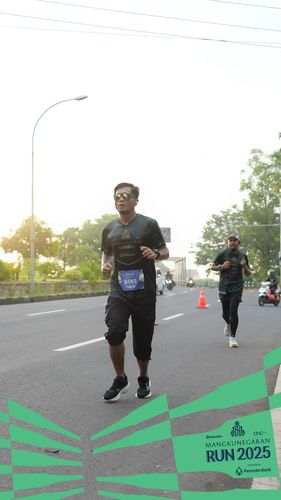Race photo from Mangkunegaran Run 2025