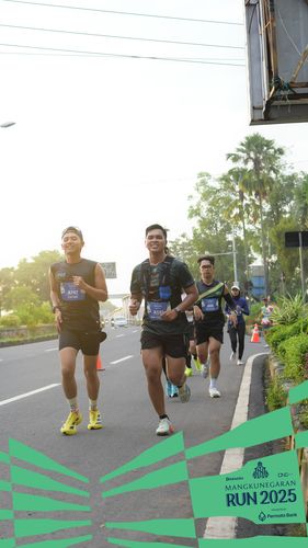 Race photo from Mangkunegaran Run 2025