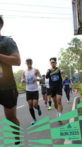 Race photo from Mangkunegaran Run 2025