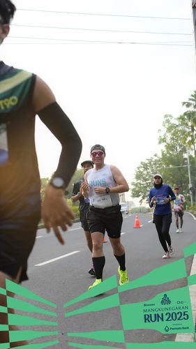 Race photo from Mangkunegaran Run 2025