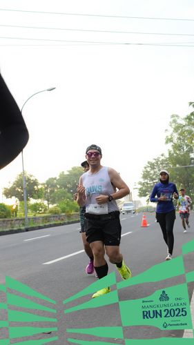 Race photo from Mangkunegaran Run 2025