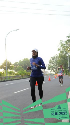 Race photo from Mangkunegaran Run 2025
