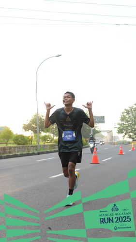 Race photo from Mangkunegaran Run 2025