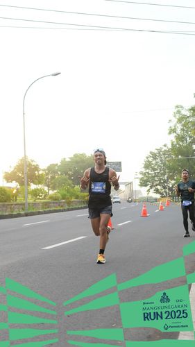 Race photo from Mangkunegaran Run 2025