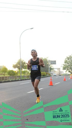 Race photo from Mangkunegaran Run 2025