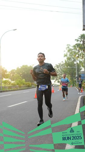 Race photo from Mangkunegaran Run 2025