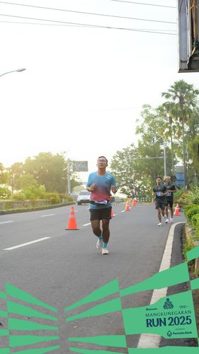 Race photo from Mangkunegaran Run 2025