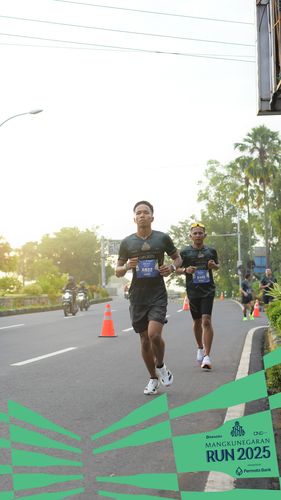 Race photo from Mangkunegaran Run 2025