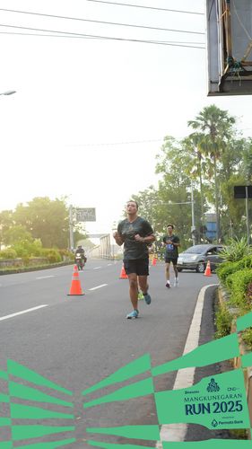 Race photo from Mangkunegaran Run 2025