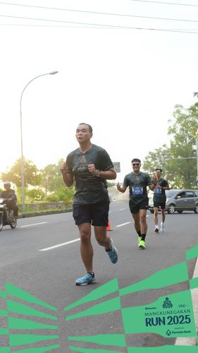 Race photo from Mangkunegaran Run 2025