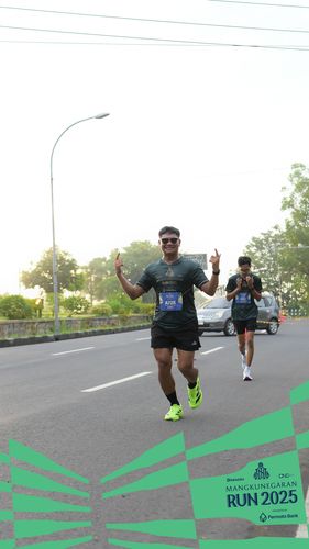 Race photo from Mangkunegaran Run 2025