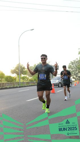 Race photo from Mangkunegaran Run 2025