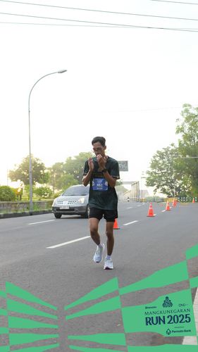 Race photo from Mangkunegaran Run 2025
