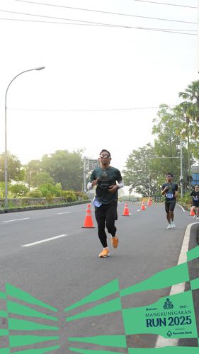 Race photo from Mangkunegaran Run 2025