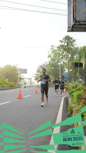 Race photo from Mangkunegaran Run 2025