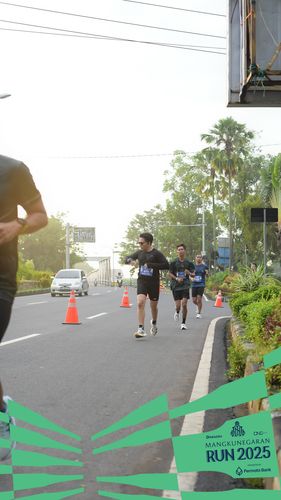 Race photo from Mangkunegaran Run 2025