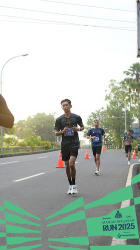 Race photo from Mangkunegaran Run 2025