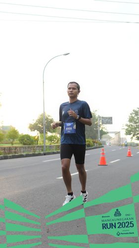 Race photo from Mangkunegaran Run 2025