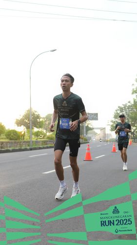 Race photo from Mangkunegaran Run 2025