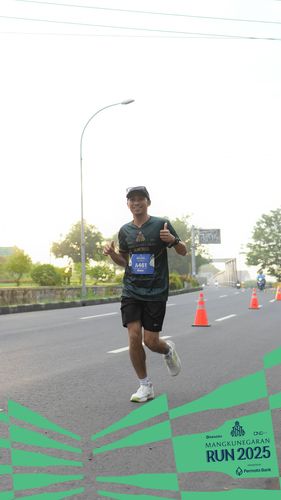 Race photo from Mangkunegaran Run 2025