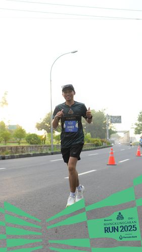 Race photo from Mangkunegaran Run 2025