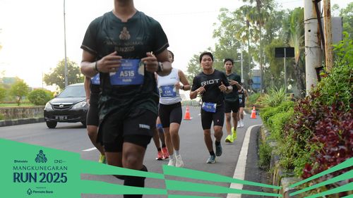 Race photo from Mangkunegaran Run 2025
