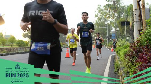 Race photo from Mangkunegaran Run 2025