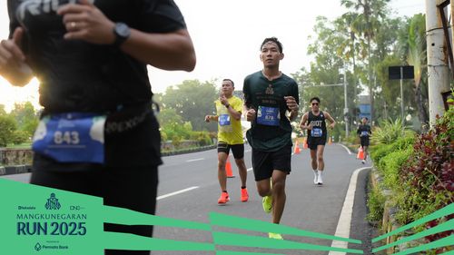 Race photo from Mangkunegaran Run 2025