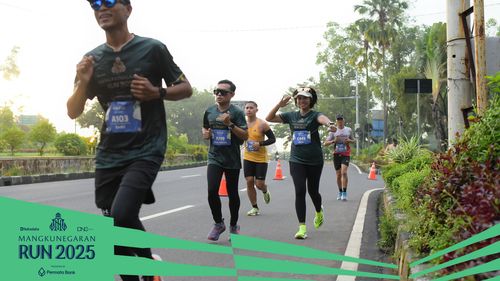 Race photo from Mangkunegaran Run 2025
