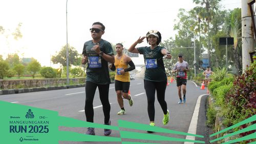 Race photo from Mangkunegaran Run 2025