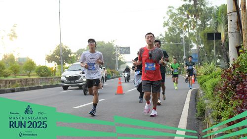 Race photo from Mangkunegaran Run 2025