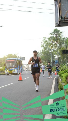 Race photo from Mangkunegaran Run 2025