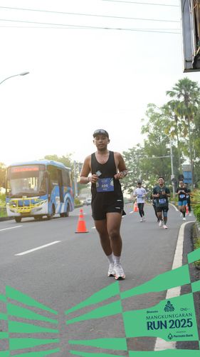 Race photo from Mangkunegaran Run 2025