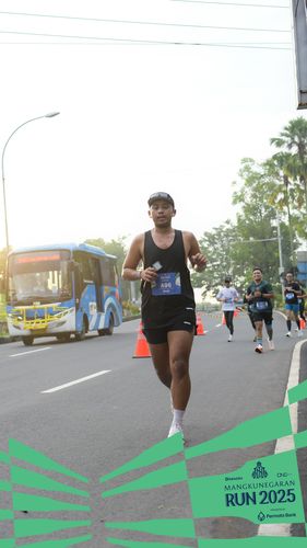 Race photo from Mangkunegaran Run 2025