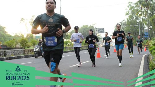 Race photo from Mangkunegaran Run 2025