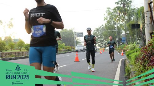 Race photo from Mangkunegaran Run 2025