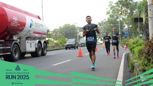 Race photo from Mangkunegaran Run 2025