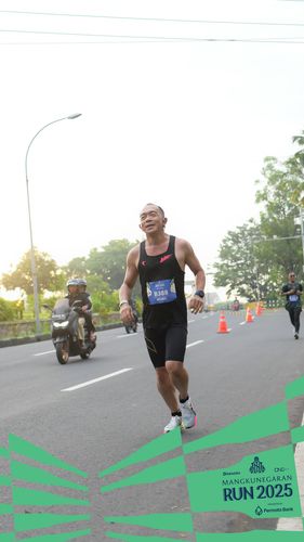 Race photo from Mangkunegaran Run 2025
