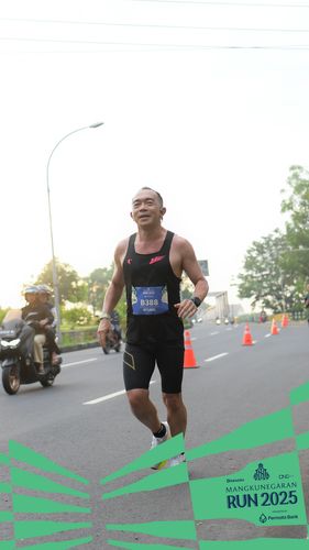 Race photo from Mangkunegaran Run 2025