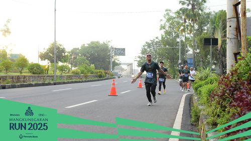 Race photo from Mangkunegaran Run 2025