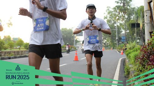 Race photo from Mangkunegaran Run 2025