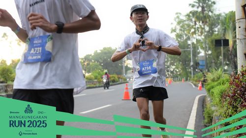 Race photo from Mangkunegaran Run 2025