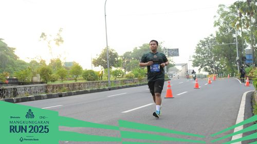 Race photo from Mangkunegaran Run 2025
