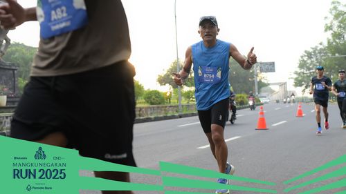 Race photo from Mangkunegaran Run 2025