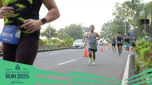 Race photo from Mangkunegaran Run 2025