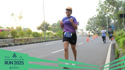 Race photo from Mangkunegaran Run 2025